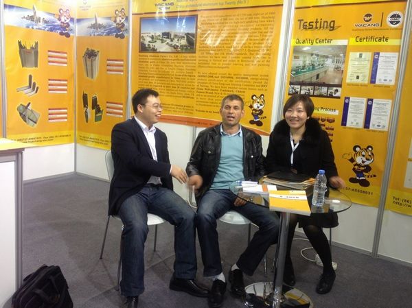 華昌鋁廠參加2013年土耳其玻璃門窗展覽會(huì)