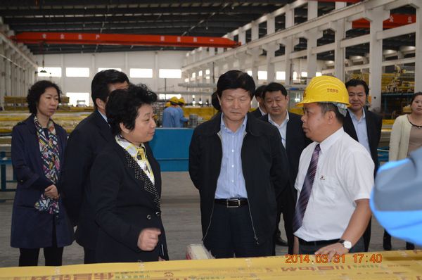 省委常委、無錫市委書記黃莉新、徐州市委書記曹新平一行蒞臨我公司考察