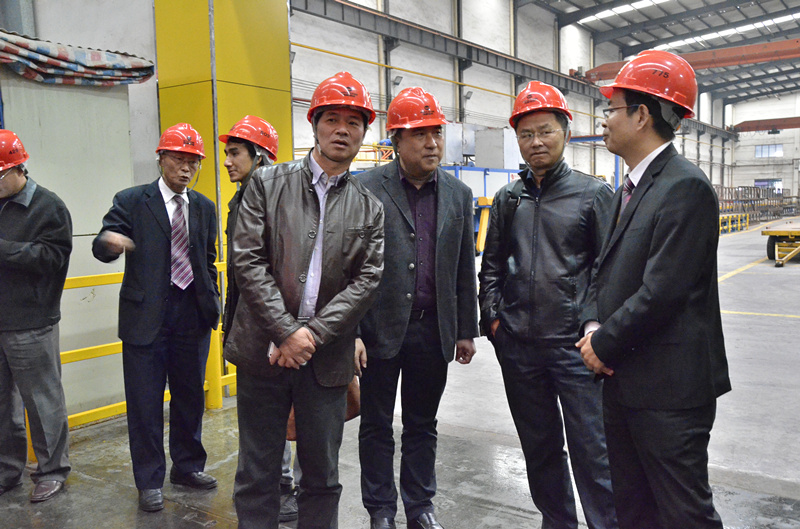 貴州理工學(xué)院、桂林理工大學(xué)領(lǐng)導(dǎo)蒞臨我司參觀指導(dǎo)工作