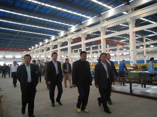 11月初上級領(lǐng)導(dǎo)多次到我公司參觀考察