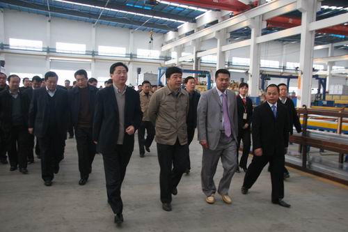 江蘇副省長(zhǎng)等領(lǐng)導(dǎo)到我分公司視察工作