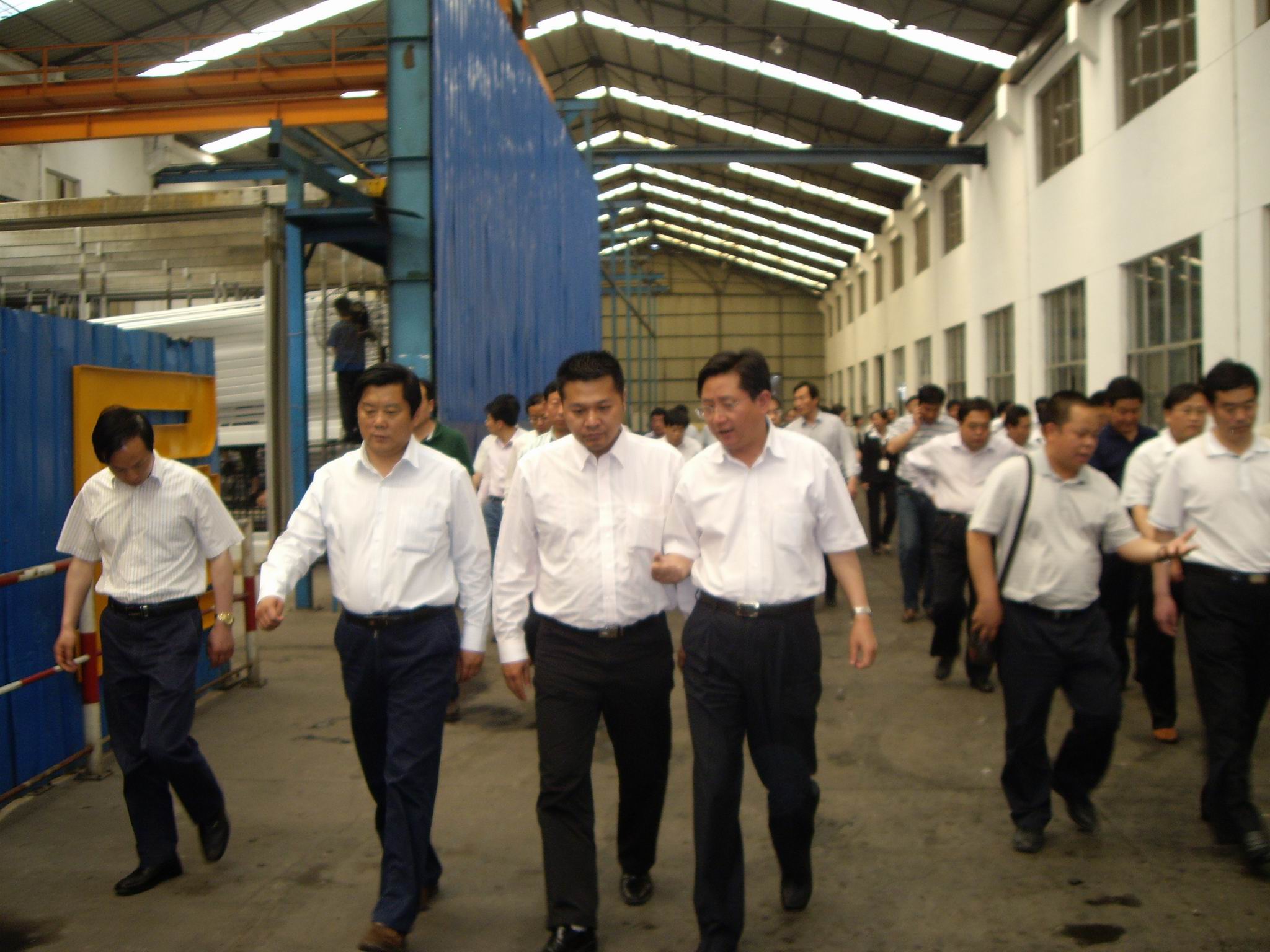 江蘇沛縣領(lǐng)導(dǎo)到我山東分公司參觀考察