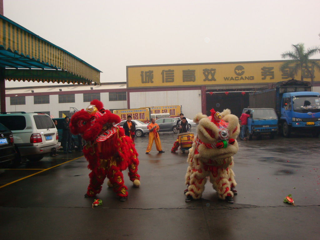 開工醒獅會(huì),納福揚(yáng)神威