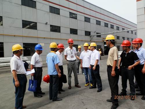 佛山市安監(jiān)局領(lǐng)導(dǎo)到我公司檢查