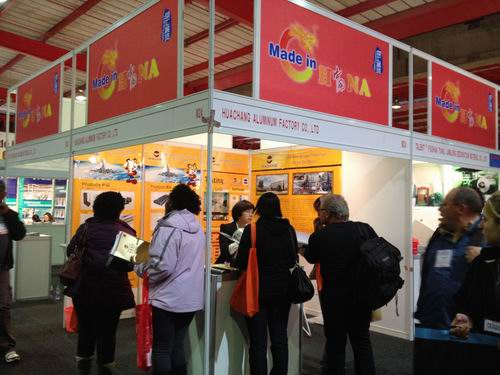 我司國際貿(mào)易部參加2012年南非國際建筑建材博覽會