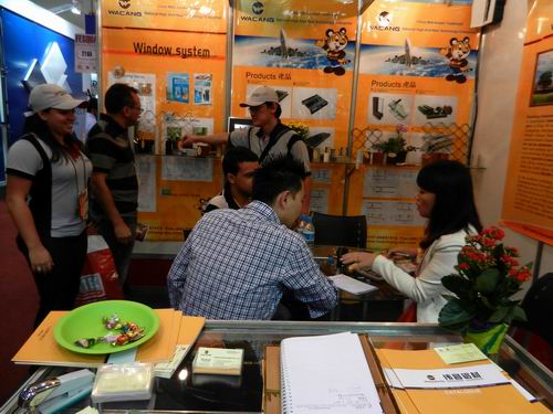 我公司參加2012巴西國際門窗幕墻展覽會
