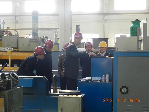 旭格德國總部專家來我江蘇華昌公司參觀考察指導工作