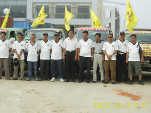 “偉昌鋁材獵人車隊(duì)”抵達(dá)華昌山東分廠