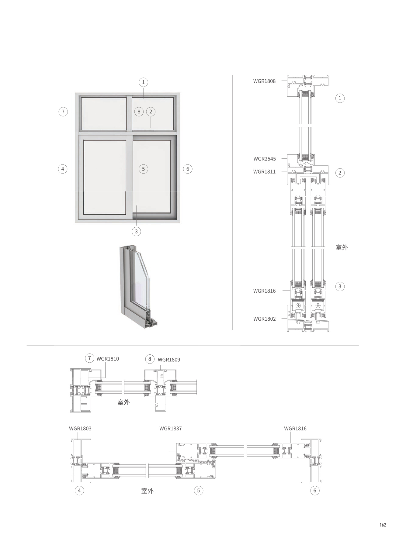 WGR18M隔熱推拉門、窗